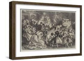 Uncle John with the Young Folk, All Prizes and No Blanks!-Arthur Boyd Houghton-Framed Giclee Print