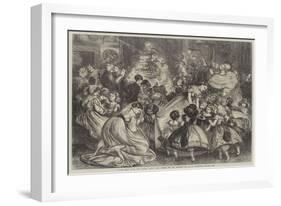 Uncle John with the Young Folk, All Prizes and No Blanks!-Arthur Boyd Houghton-Framed Giclee Print