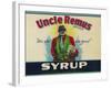 Uncle Remus Syrup Label - Cairo, GA-Lantern Press-Framed Art Print