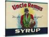 Uncle Remus Syrup Label - Cairo, GA-Lantern Press-Stretched Canvas