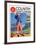 "Uncle Sam at the Crossroads," Country Gentleman Cover, October 1, 1936-Frank Lea-Framed Giclee Print