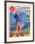 "Uncle Sam at the Crossroads," Country Gentleman Cover, October 1, 1936-Frank Lea-Framed Giclee Print