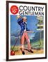 "Uncle Sam at the Crossroads," Country Gentleman Cover, October 1, 1936-Frank Lea-Framed Giclee Print