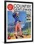 "Uncle Sam at the Crossroads," Country Gentleman Cover, October 1, 1936-Frank Lea-Framed Giclee Print