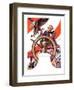 "Uncle Sam at the Helm,"July 4, 1936-Joseph Christian Leyendecker-Framed Giclee Print