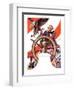 "Uncle Sam at the Helm,"July 4, 1936-Joseph Christian Leyendecker-Framed Giclee Print