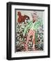 Uncle Sam Exhausted by the Flow of Bootleg Produced by the Devil, During the Prohibition Era-null-Framed Giclee Print