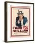 Uncle Sam, I Want You for the U.S. Army, 1917-James Montgomery Flagg-Framed Art Print