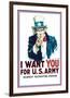 Uncle Sam: I Want You For U.S. Army - Modern-null-Framed Premium Giclee Print