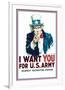 Uncle Sam: I Want You For U.S. Army - Modern-null-Framed Premium Giclee Print