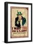 Uncle Sam: I Want You For U.S. Army - Vintage-null-Framed Art Print