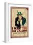 Uncle Sam: I Want You For U.S. Army - Vintage-null-Framed Art Print