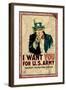 Uncle Sam: I Want You For U.S. Army - Vintage-null-Framed Art Print