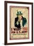 Uncle Sam: I Want You For U.S. Army - Vintage-null-Framed Art Print