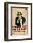 Uncle Sam: I Want You For U.S. Army - Vintage-null-Framed Art Print