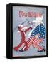 Uncle Sam Intervenes in Mexico-Auguste Roubille-Framed Stretched Canvas