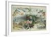 Uncle Sam's dream of conquest and carnage - caused by reading the Jingo newspapers, 1895-Udo Keppler-Framed Giclee Print