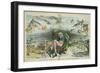 Uncle Sam's dream of conquest and carnage - caused by reading the Jingo newspapers, 1895-Udo Keppler-Framed Giclee Print