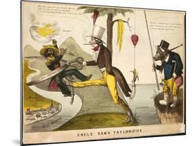 Uncle Sam's Taylorifics, 1846-null-Mounted Giclee Print