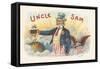 Uncle Sam-Art Of The Cigar-Framed Stretched Canvas