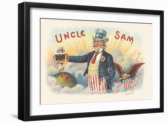 Uncle Sam-Art Of The Cigar-Framed Giclee Print