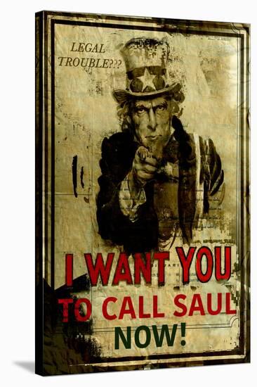 Uncle Saul Now 2-null-Stretched Canvas