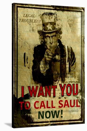 Uncle Saul Now 2-null-Stretched Canvas
