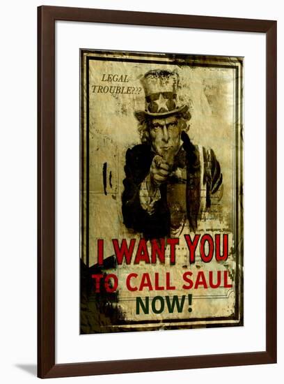 Uncle Saul Now 2-null-Framed Poster