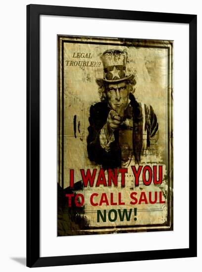 Uncle Saul Now 2-null-Framed Poster