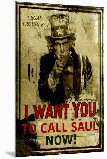 Uncle Saul Now 2-null-Mounted Poster
