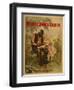 Uncle Tom's Cabin Black Man & Girl Theatre Poster-Lantern Press-Framed Art Print