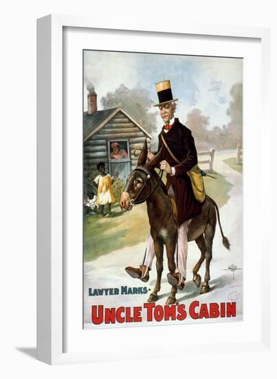 Uncle Tom's Cabin, C. 1899-null-Framed Giclee Print