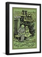 Uncle Tom's Cabin Illustrated-Harriet Beecher Stowe-Framed Art Print