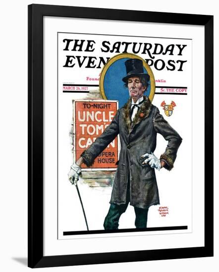 "Uncle Tom's Cabin," Saturday Evening Post Cover, March 26, 1927-Edgar Franklin Wittmack-Framed Giclee Print