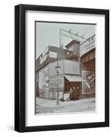 Uncle Toms Cabin Tea Stall, Wandsworth Road, London, 1909-null-Framed Premium Photographic Print