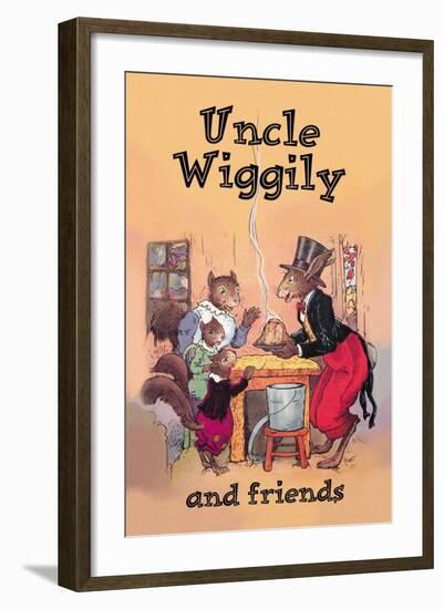 Uncle Wiggily and Friends: Pudding-null-Framed Art Print