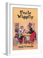 Uncle Wiggily and Friends: Pudding-null-Framed Art Print