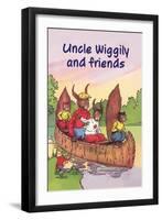 Uncle Wiggily and Friends: The Canoe Trip-null-Framed Art Print