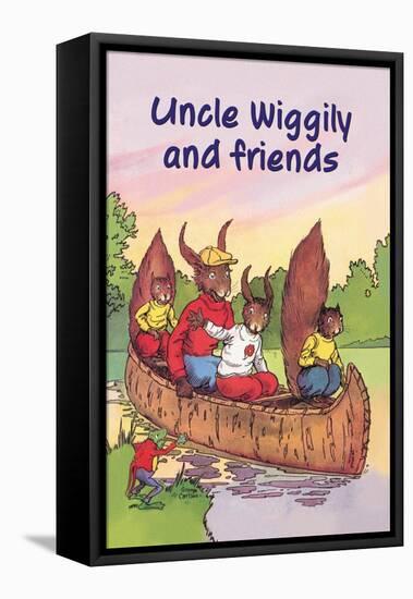 Uncle Wiggily and Friends: The Canoe Trip-null-Framed Stretched Canvas