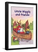 Uncle Wiggily and Friends: The Canoe Trip-null-Framed Art Print