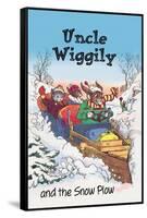 Uncle Wiggily and Friends: The Snow Plow-null-Framed Stretched Canvas