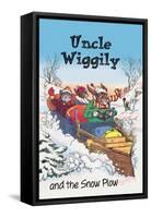 Uncle Wiggily and Friends: The Snow Plow-null-Framed Stretched Canvas