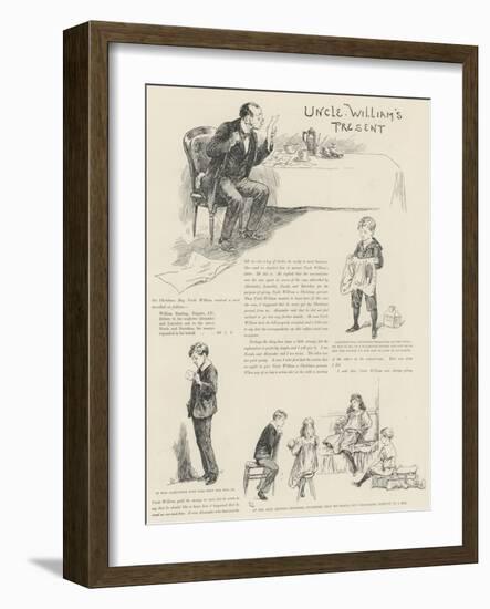 Uncle William's Present, by Barry Pain-Gordon Frederick Browne-Framed Giclee Print