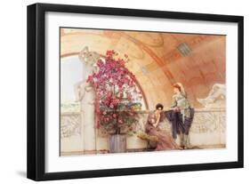 Unconscious Rivals, 1893-Sir Lawrence Alma-Tadema-Framed Giclee Print