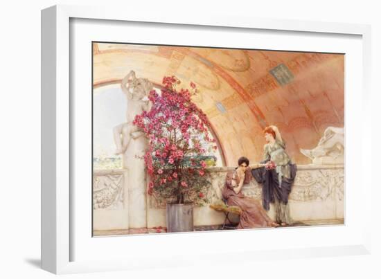 Unconscious Rivals, 1893-Sir Lawrence Alma-Tadema-Framed Giclee Print