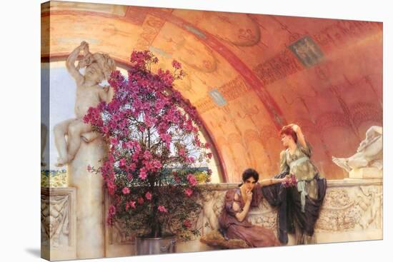 Unconscious Rivals-Sir Lawrence Alma-Tadema-Stretched Canvas