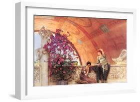 Unconscious Rivals-Sir Lawrence Alma-Tadema-Framed Art Print