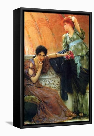 Unconscious Rivals-Sir Lawrence Alma-Tadema-Framed Stretched Canvas