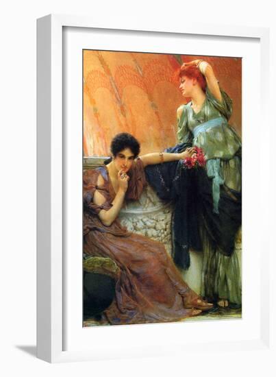 Unconscious Rivals-Sir Lawrence Alma-Tadema-Framed Art Print