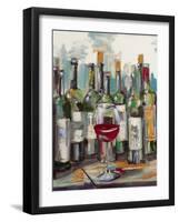 Uncorked II-Heather A. French-Roussia-Framed Art Print